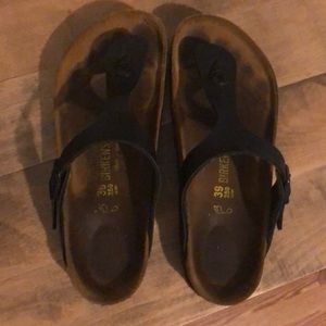 Black Birkenstock sandals